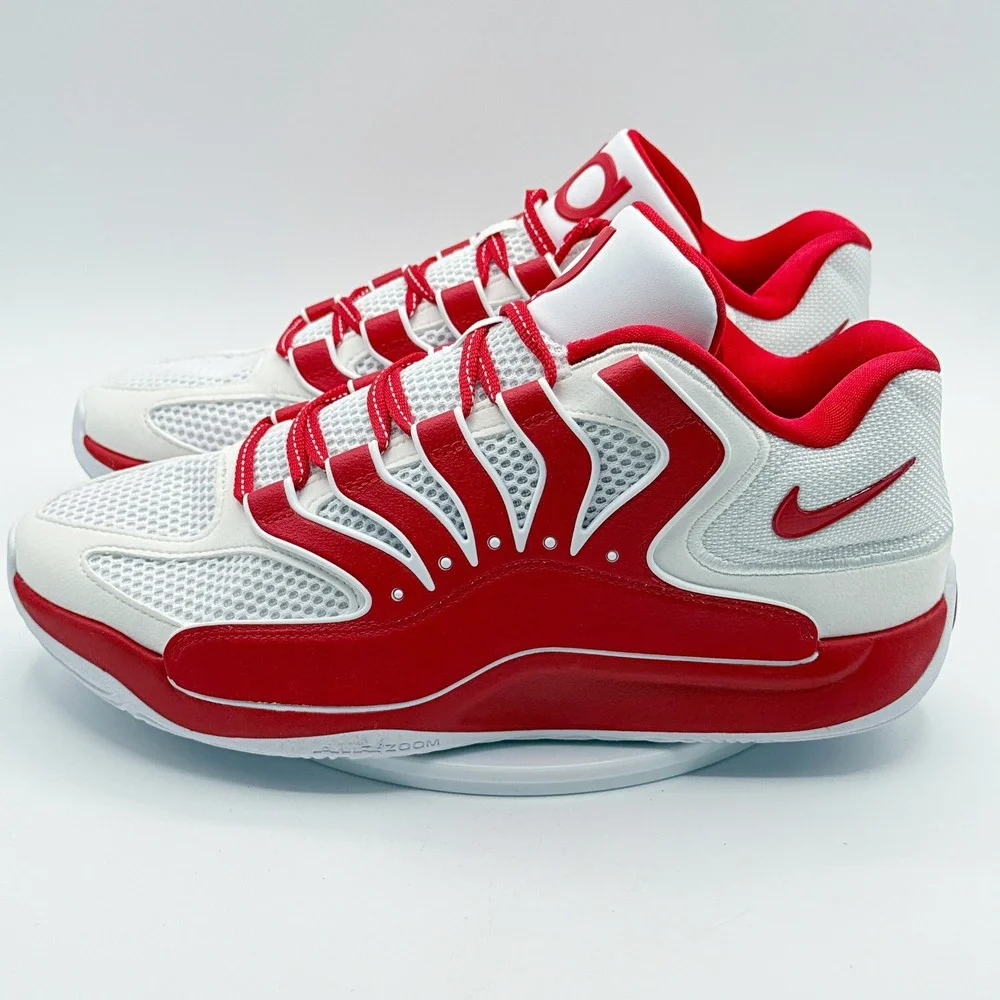 Nike KD18 White Red IM0634-104 / Size 10 Mens